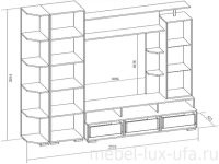 Лот: 7782130. Фото: 2. Стенка "нота 20". Мебель для гостиной