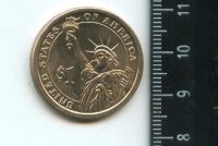 Лот: 16872640. Фото: 2. (№6996) США Президенты 9й Уильям... Монеты
