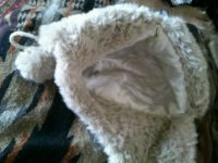 Лот: 11361872. Фото: 5. Шапка - ушанка бежевая 56