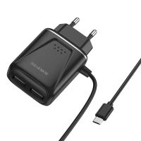 Лот: 22149717. Фото: 2. СЗУ BOROFONE BA-50A 2*USB+Micro... Аксессуары