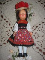 Лот: 10534577. Фото: 5. Винтажная итальянская кукла в...