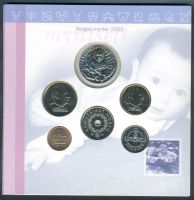 Лот: 6685722. Фото: 2. Норвегия банковский набор 2003г... Монеты