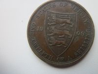 Лот: 20826517. Фото: 2. Джерси Британия 1/12 шилинга 1909г. Монеты