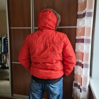 Лот: 20946211. Фото: 3. Пуховик 48-50 цвет оранжевый. Одежда, обувь, галантерея