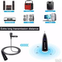 Лот: 16175012. Фото: 2. Петличный Bluetooth микрофон Kimafun... Профессиональный звук