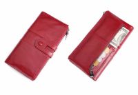 Лот: 16485116. Фото: 3. Кожаное женское портмоне Slim... Одежда, обувь, галантерея