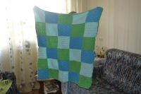 Лот: 6994592. Фото: 4. Детский плед вязаный ручной работы. Красноярск