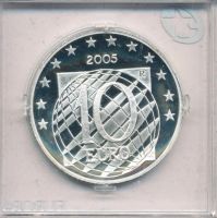Лот: 6615680. Фото: 2. 10 евро Италия 2005 60 лет мира... Монеты