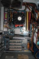 Лот: 4525898. Фото: 2. материнка am2 gigabyte ga-m55plus-s3g. Комплектующие