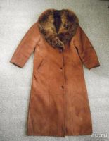 Лот: 6986960. Фото: 2. Дублёнка. Мех натуральный. Ворот... Женская одежда