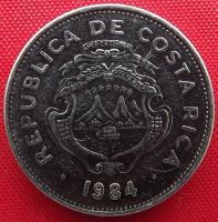 Лот: 1588464. Фото: 2. (№670/LF) 1 колон 1984 (Коста-Рика... Монеты