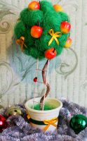Лот: 4784637. Фото: 2. Топиарий, дерево счастья. Новый год!
