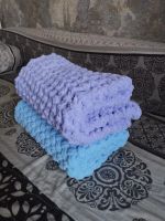 Лот: 23493383. Фото: 6. Пледы детские вязаные, ручная...