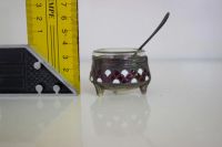 Лот: 6147051. Фото: 2. Солонка эмаль клеймо СССР. Антиквариат