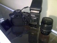 Лот: 1786960. Фото: 3. Canon 60D+50mm/1.8+18-55kit+yn465... Фото, видеокамеры, оптика