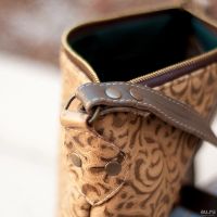 Лот: 17203225. Фото: 5. Женская сумка из натуральной кожи...
