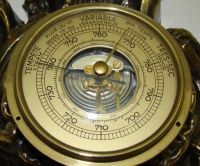 Лот: 14930594. Фото: 2. Барометр винтажный с литьём (X984... Антиквариат
