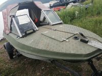 Лот: 16247109. Фото: 3. Обь м ямаха 40 с телегой. Авто, мото, водный транспорт