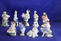 Лот: 23964842. Фото: 2. Фарфоровые статуэтки девять миниатюра... Сувениры