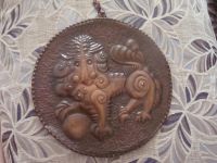 Лот: 8651391. Фото: 2. Чеканка,Лев. пр-во СССР, 200 руб... Живопись, скульптура, фото