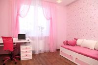 Лот: 6838063. Фото: 4. готовые шторы.тюль.цвет-розовый... Красноярск