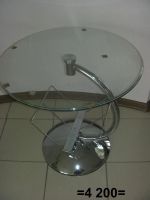 Лот: 9192274. Фото: 2. Сервировочный столик (хром стекло... Мебель для гостиной