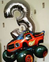 Лот: 8382908. Фото: 2. Вспыш фольгированный шар гелий... Сувениры, подарки