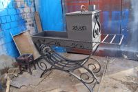 Лот: 7267846. Фото: 6. Мангал с элементами ковки, разборный