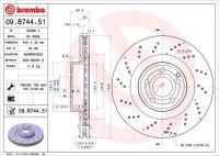 Лот: 14754992. Фото: 2. Диск Тормозной Brembo для Mersedes... Автозапчасти