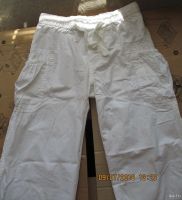 Лот: 13723821. Фото: 2. Отличные белые летние брюки джинсы... Одежда и аксессуары