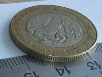 Лот: 15869897. Фото: 2. Монета 10 песо Мексика 1997 герб... Монеты