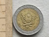 Лот: 16205917. Фото: 4. Монета 1 песо один Аргентина 1994... Красноярск
