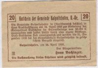 Лот: 1416880. Фото: 2. Австрия. Нотгельд. 20 геллер 1920г... Банкноты