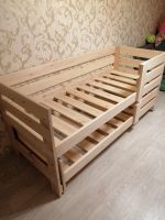 Лот: 21638166. Фото: 3. Кровать детская двухярусная выдвижная... Мебель