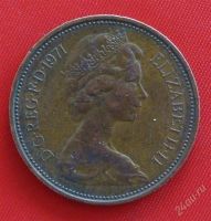 Лот: 1853798. Фото: 2. (№1755) 2 пенса 1971 (Англия/Великобритания... Монеты