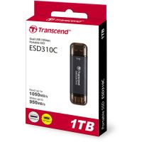 Лот: 21437272. Фото: 3. Внешний SSD Transcend 1TB USB... Компьютеры, оргтехника, канцтовары