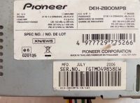 Лот: 13696832. Фото: 3. Магнитола Pioneer deh-2800mpb. Авто, мото, водный транспорт