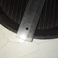 Лот: 25735541. Фото: 3. Сковорода клеймо тяжёлая толстая... Домашний быт