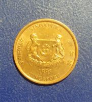 Лот: 25023865. Фото: 2. Сингапур 1 цент 1995 г. Монеты