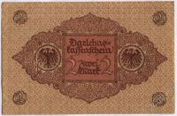 Лот: 1635040. Фото: 2. Германская Империя. 2 марки 1920г... Банкноты