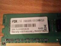 Лот: 5080737. Фото: 3. Память DDR-3 2GB FoxLine - 2шт... Компьютеры, оргтехника, канцтовары