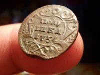 Лот: 16194835. Фото: 2. Уникальная Полушка 1734 года... Монеты