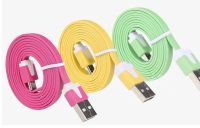 Лот: 7117364. Фото: 6. USB-MicroUSB кабель плоский, длина...