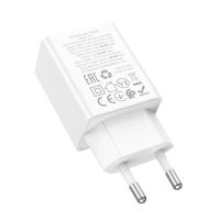 Лот: 25794843. Фото: 3. СЗУ HOCO N71 1A1C 30W QC3.0 White. Смартфоны, связь, навигация