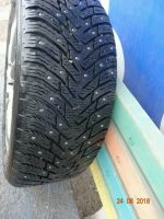 Лот: 12038678. Фото: 2. Nokian Hakkapelita 8 на дисках. Шины, Диски