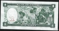 Лот: 9757907. Фото: 2. 1 накфа 1997 г. Эритрея. прес. Банкноты