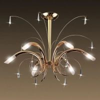 Лот: 4441175. Фото: 2. Люстра Davida Gold 1615/6. Освещение