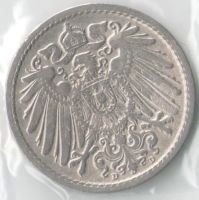 Лот: 14480789. Фото: 2. Германия 5 пфеннигов 1898 D (с6-5... Монеты