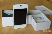 Лот: 9080846. Фото: 2. Iphone-4(белый). Смартфоны, связь, навигация