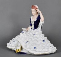 Лот: 25737366. Фото: 3. Royal DUX.Девушка за чтением книги... Коллекционирование, моделизм
